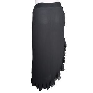 Chiffon‎ Asymmetric Skirt 4 Ruffle Midi Witchy Whimsigoth Fairy Grunge Y2K Party